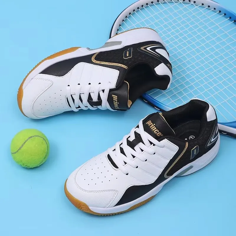 Badminton Court - Professional Men Women Leather Badminton shoes