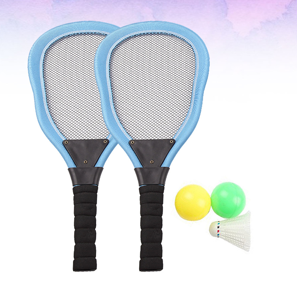 Badminton Ina - 5Pcs Cloth Beach Racket Set Includes