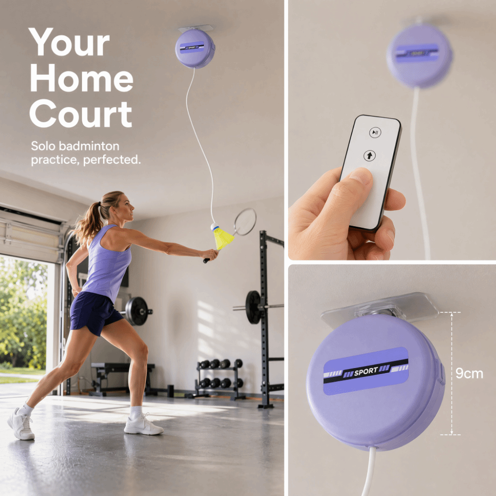 8pcs Ceiling Mounted Badminton - огляд і ціна Badminton Rebound Trainer