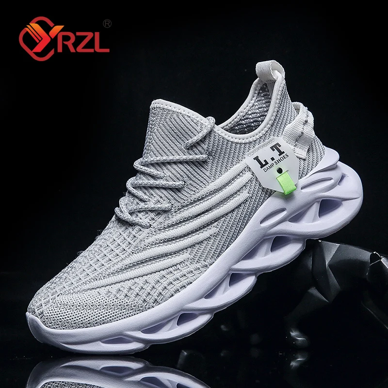YRZL Men Sports Running Black  - огляд і ціна Badminton Shoes